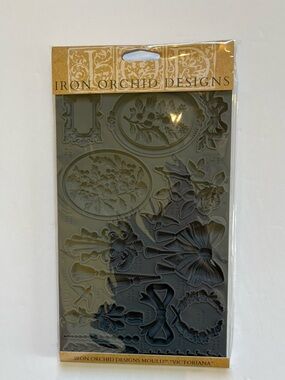IRON ORCHID DESIGNS IOD “VICTORIANA” MOULD | BRAND NEW!